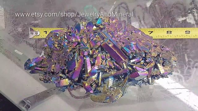 Huge Titanium Quartz Cluster Specimen from Arkansas смотреть онлайн