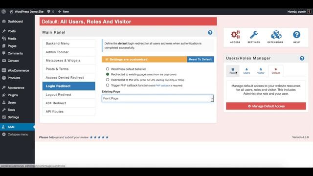 How to define "Default" WordPress access settings смотреть онлайн