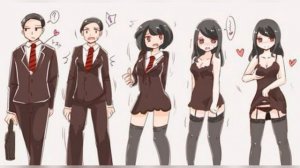 tg tf boy transforming in a girl