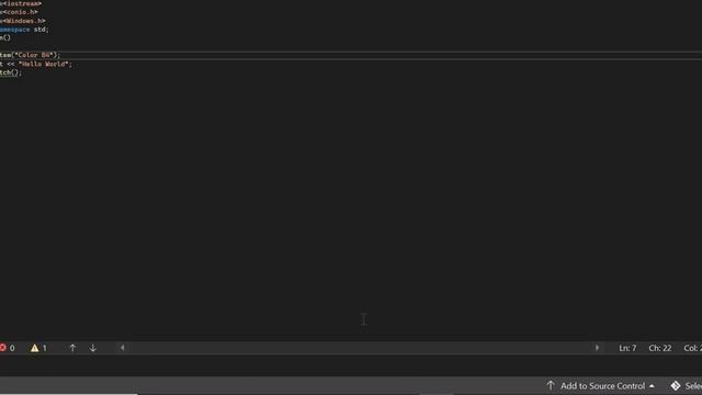 Color Coding and Other System Functions of C++ смотреть онлайн