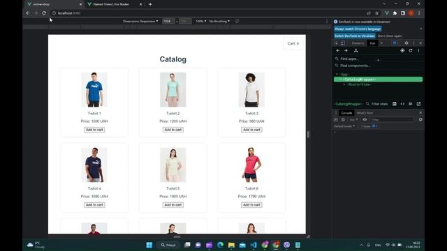 VueRouter. Навігація у проєкті на Vue.js / Урок 6 смотреть онлайн