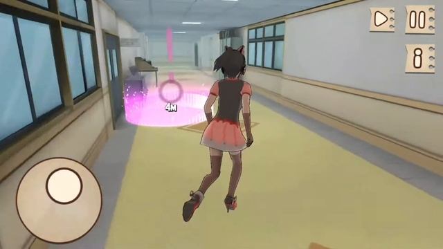 Чума играет в "аниме высоко школа девочка жизнь 3D яндере симулятор" смотреть онлайн