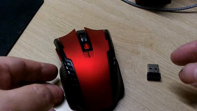 Неплохая беспроводная мышь от Gearbest - 2.4GHz Wireless Gaming Optical Mouse смотреть онлайн