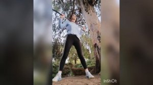 Видео привет Розанне и упражнение с палкой