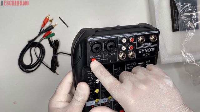 SYNCO MC4 Mezclador Audio Mixer USB Bluetooth 4 Canales (UNBOXING) смотреть онлайн