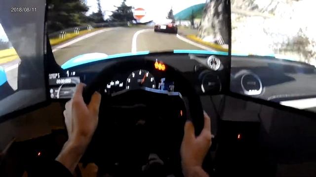 Boxster 718 Chasing A Panamera Turbo (motion Simulator)