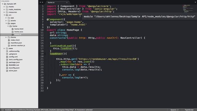 Mobile Development IONIC 3 Load Data From API - Http Request ( IOS & Android ) Learn Quickly смотреть онлайн