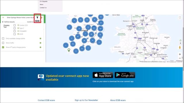 How to find a public charger: The ESB ecars charge point map смотреть онлайн