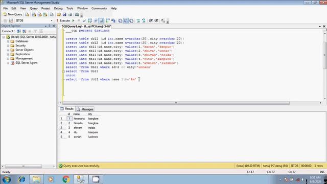 SIT | Master Lecture of MS SQL SERVER Tutorials For Beginners In Hindi (PART-2) смотреть онлайн