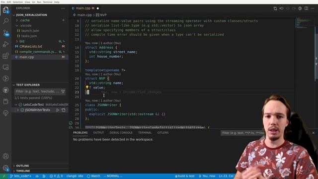 Writing a JSON Serialization Library using Test Driven Development - Let's Code E1 смотреть онлайн
