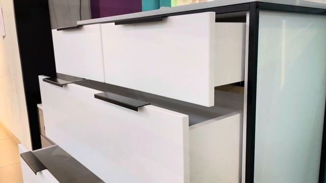 194284 НОРД белый/ статуарио; Комод. смотреть онлайн