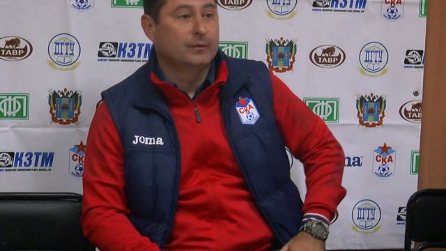Интервью главного тренера СКА Куприянова Михаила Владимировича после матча СКА - "Черноморец" смотреть онлайн