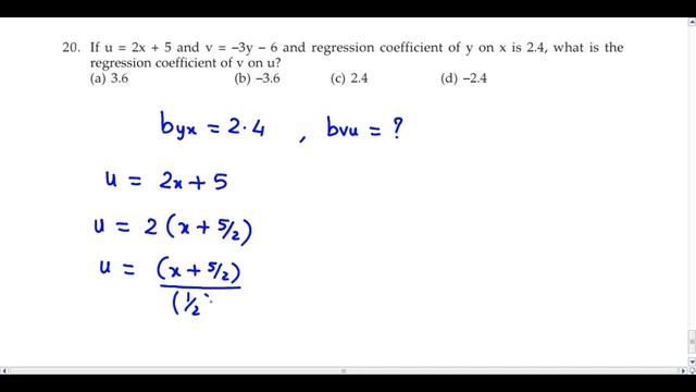 CA Foundation - Correlation and Regression - Statistics - Set B - 16 to 24 смотреть онлайн
