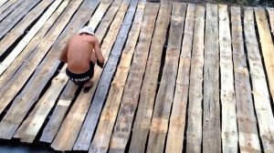 Площадка под бассейн, установка каркасного бассйна