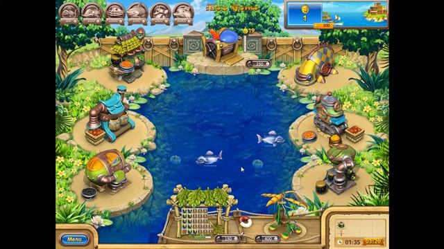 Farm Frenzy Gone Fishing only GOLD (level 87) Веселая ферма Рыбный день (Уровень 87) Золото смотреть онлайн