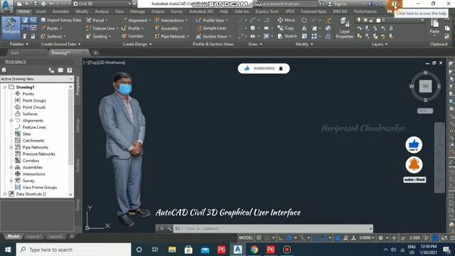 AutoCAD Civil 3D Graphical User Interface смотреть онлайн
