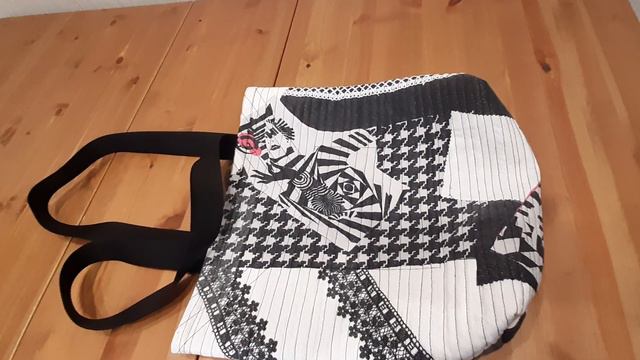 Сумка-шопер в технике пицца. часть 2 #сумка