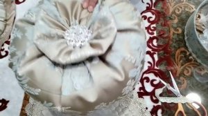 Круглая подушка своими руками