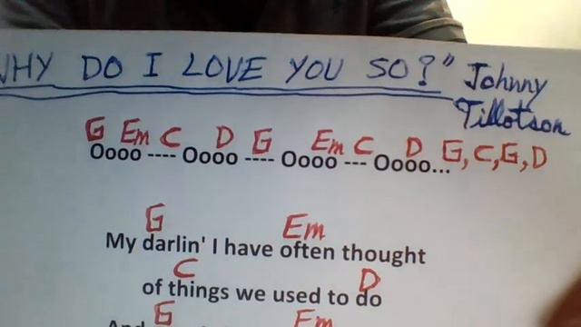 WHY DO I LOVE YOU SO Johnny Tillotson COVER смотреть онлайн