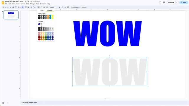 HOW TO CREATE GRADIENT TEXT ON GOOGLE SLIDES смотреть онлайн