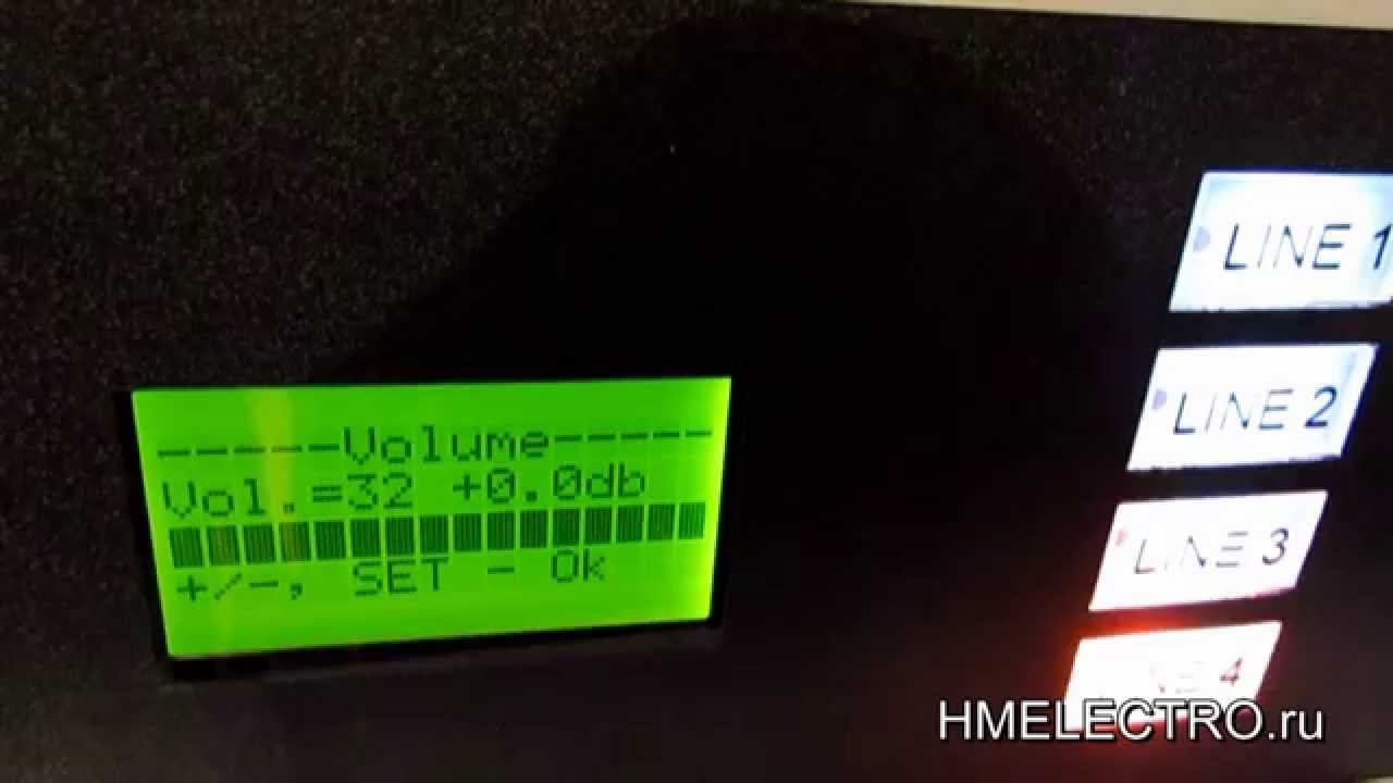 Усилитель на TDA7294 с звуковым процессором TDA7318