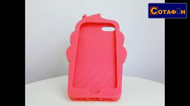 Чохол-накладка TPU 3D Ice Cream для iPhone 7 / 8 / SE (2020) Рожевий смотреть онлайн