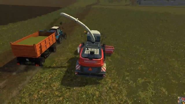 FS2015 - Один российский край - 92 - заготавливаем силос!
