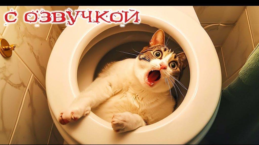 Приколы с котами! Смешные коты! - С ОЗВУЧКОЙ! Самые смешные животные! смотреть онлайн