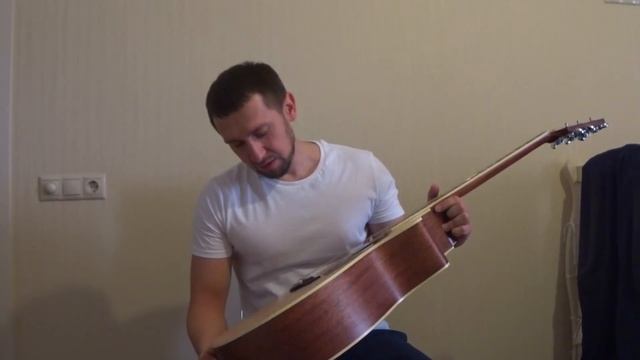 Купил гитару. Самый не профессиональный обзор, сравнение. Авторская песня Город лето смотреть онлайн