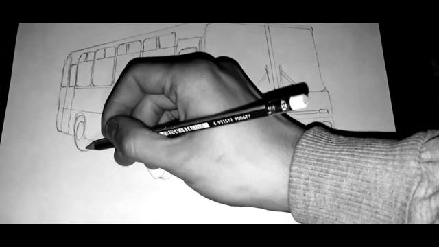 КАК НАРИСОВАТЬ АВТОБУС ПОЭТАПНО ИКАРУС 256 [TIMELAPSE] смотреть онлайн