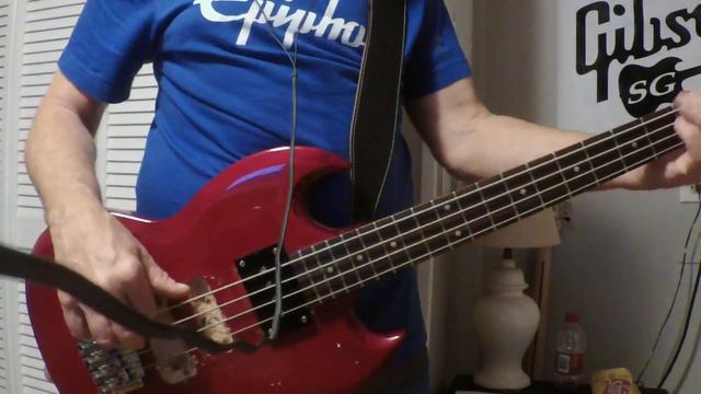 Epiphone EB-0 Bass Guitar + Drums Only--Sentell Pickup 16.6k--Cream--Sitting On Top Of The World смотреть онлайн