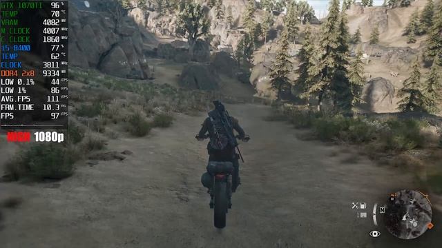 Days Gone. (Patch 1.04). GTX 1070 TI + i5-8400. HIGH SETTINGS.1080р смотреть онлайн
