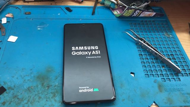 SAMSUNG A51 A515F LOGO THEN BLACK SCREEN FIX/DISASSEMBLY
