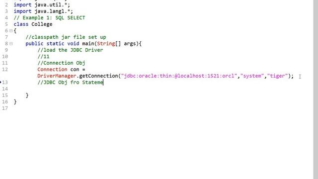 #1 JDBC - Select Records Example | JDBC SELECT Query Example | JDBC | Java | Select Query | SQL смотреть онлайн