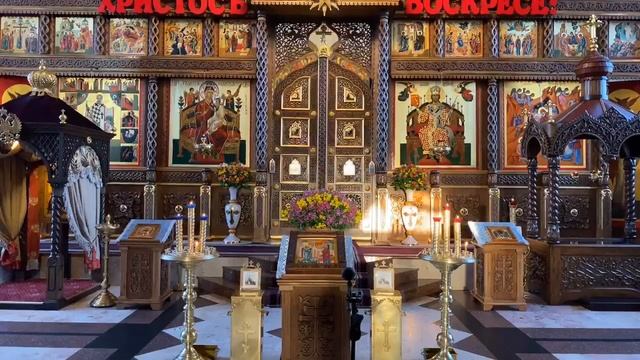 Прямая трансляция (Благовещение Пресвятой Богородицы. Вечернее богослужение) смотреть онлайн