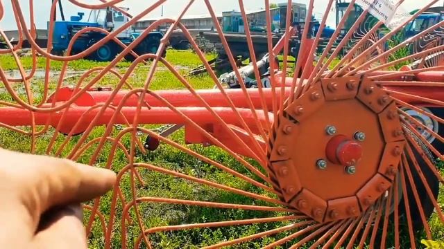 Отзыв рабочего колеса АГРАС (грабли ворошилки колесно пальцевые ) смотреть онлайн