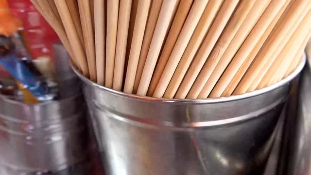 Корейская уличная еда Рамен, Хот дог, Рисовые сосиски смотреть онлайн