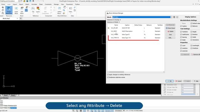 Delete Block Attribute(s) from "Block Attribute Manager" смотреть онлайн