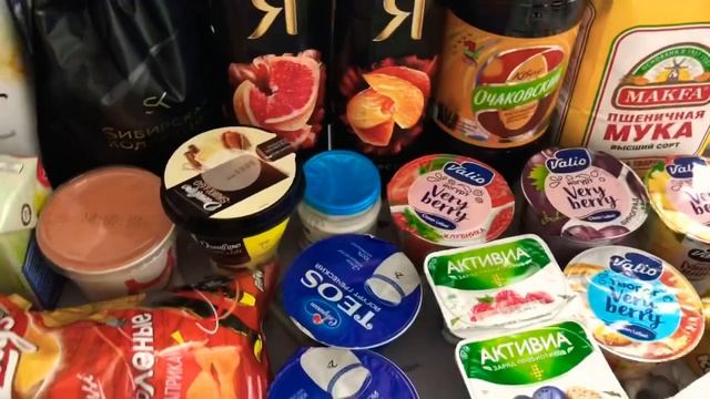 Обзор покупок АШАН Закупились на 6000р смотреть онлайн