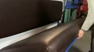 Складной диван в гараж, на дачу, подробное видео с размерами. Folding sofa for the garage handmade.