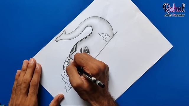 How To Draw Ganpati And Trishul | Step By Step | Easy Drawing | Tutorial | Drawing For Beginners смотреть онлайн