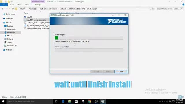 multisim installation error/problem fix смотреть онлайн