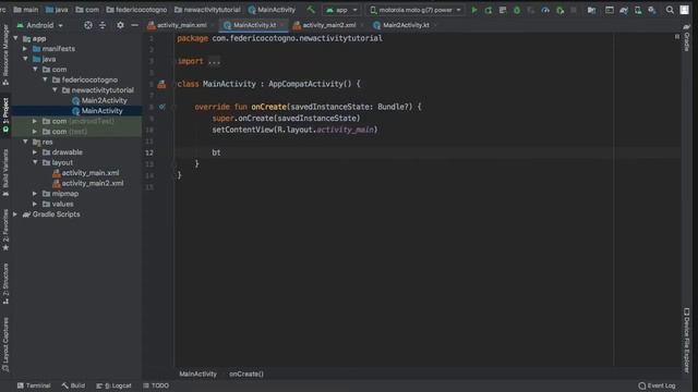 How to open a new activity in Android Studio (Kotlin 2020) смотреть онлайн