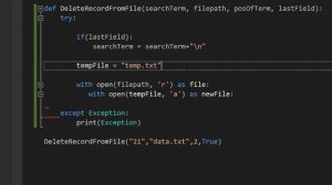 How to Delete a Record From a File With Python