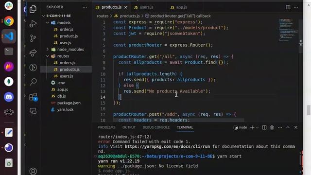 React | Vite | E Commerce Application | Part-5 - Backend APIs смотреть онлайн