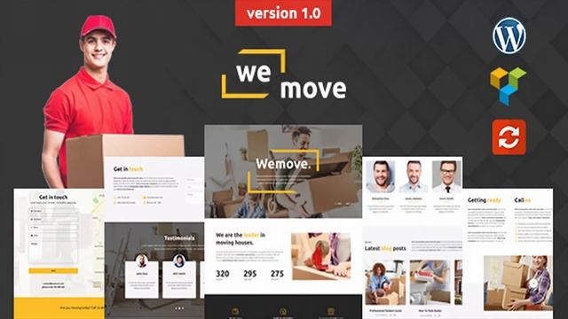 WeMove - Home Moving & Logistic WordPress Theme | Themeforest Website Templates and Themes смотреть онлайн