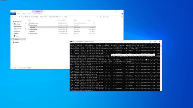 Installing and Running Mongodb and Compass on Windows 10 смотреть онлайн