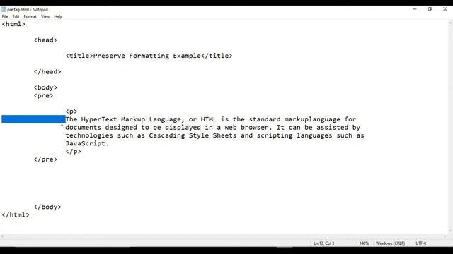 6. pre tag in html | preserve formatting in html | pre tag in html is used for | Urdu/Hindi смотреть онлайн