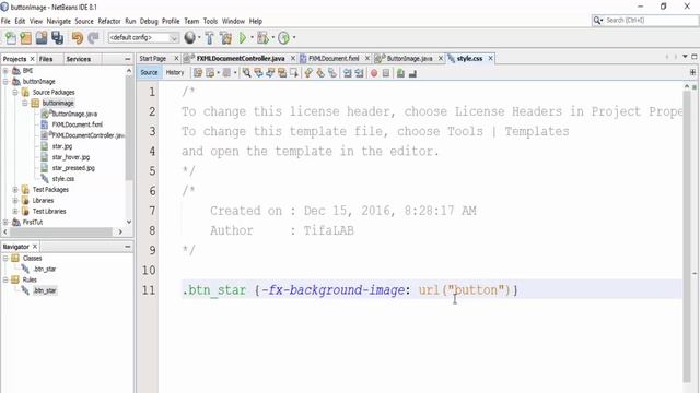 The Simplest Way to JavaFX - 4 - Using Css in Javafx to Create Custom ImageButton смотреть онлайн