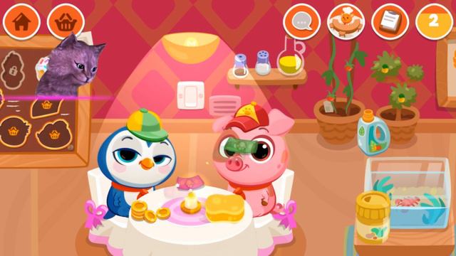 РЕСТОРАН КОТЕНКА АБИ ► КОРМИМ ЖИВОТНЫХ ◄ С ГОВОРЯЩИМ КОТЕНКОМ  #3 ДЕТСКИЙ ЛЕТСПЛЕЙ Bubbu Restaurant